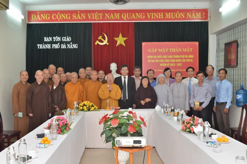 Đà Nẵng: Ban Tôn giáo gặp mặt đoàn Đại biểu Phật giáo Thành phố tham dự Đại hội Phật giáo toàn quốc缩略图