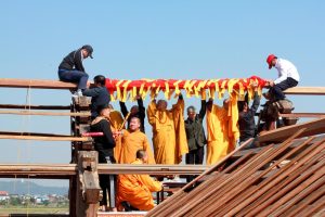 Hải Phòng: Lễ an vị long cốt ngôi Đại Hùng Bảo Điện chùa Hòa Liễu