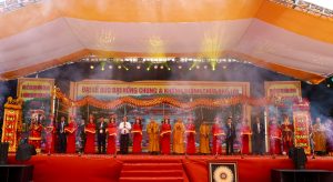 Hải Phòng: Trang nghiêm Đại lễ Khánh thành ngôi Tam Bảo chùa Phổ Lôi và đúc Đại hồng chung