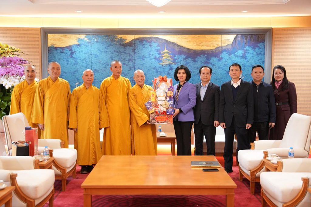 BTS GHPGVN TP. Hà Nội chúc Tết một số cơ quan ban, ngành thành phố trước thềm Xuân Bính Ngọ