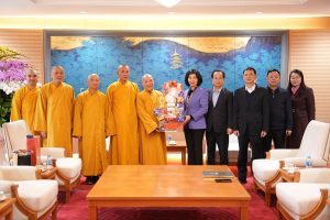 BTS GHPGVN TP. Hà Nội chúc Tết một số cơ quan ban, ngành thành phố trước thềm Xuân Bính Ngọ