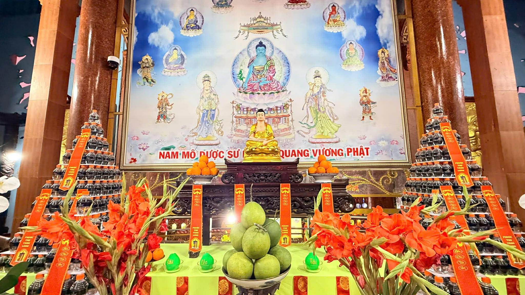 Pháp hội Khai đàn Dược Sư đầu xuân tại Tổ đình chùa Vạn Thọ