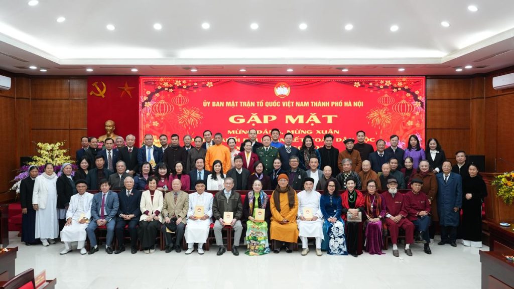 Mặt trận Tổ quốc Việt Nam TP Hà Nội gặp mặt mừng khối đại đoàn kết dân tộc Xuân Bính Ngọ