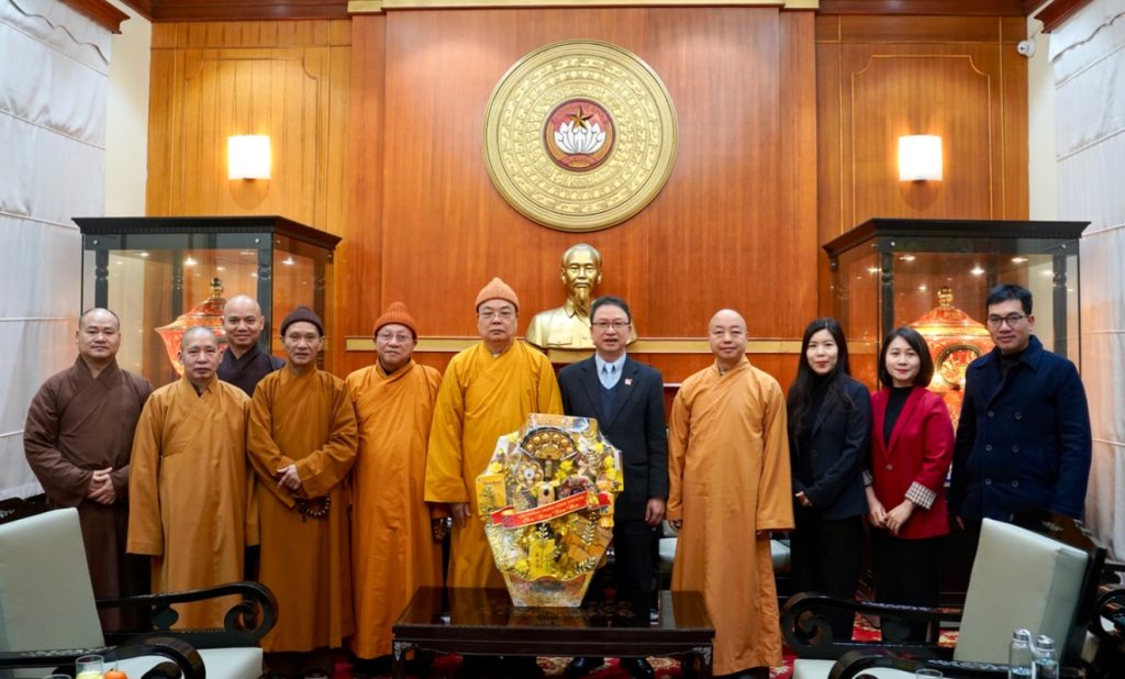 Đoàn GHPGVN thăm và chúc Tết Uỷ ban Trung ương MTTQVN nhân dịp Xuân Bính Ngọ 2026