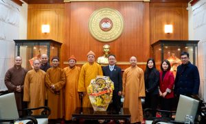 Đoàn GHPGVN thăm và chúc Tết Uỷ ban Trung ương MTTQVN nhân dịp Xuân Bính Ngọ 2026