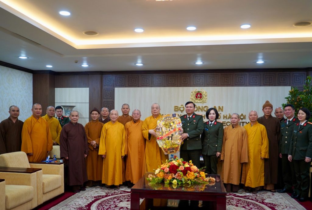 GHPGVN thăm và chúc Tết 2026 Công an Thành phố Hà Nội