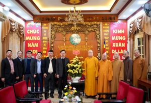 Ban Tuyên giáo và Dân vận Trung ương chúc Tết xuân Bính Ngọ Giáo hội Phật giáo Việt Nam