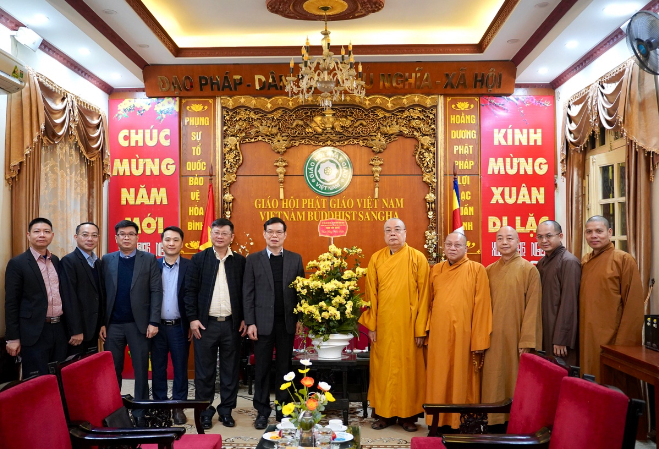 Ban Tuyên giáo và Dân vận Trung ương chúc Tết xuân Bính Ngọ Giáo hội Phật giáo Việt Nam
