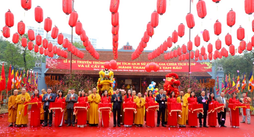 Phú Thọ: Phường Vĩnh Yên tổ chức Lễ hội truyền thống và khánh thành Ngôi Tam Bảo