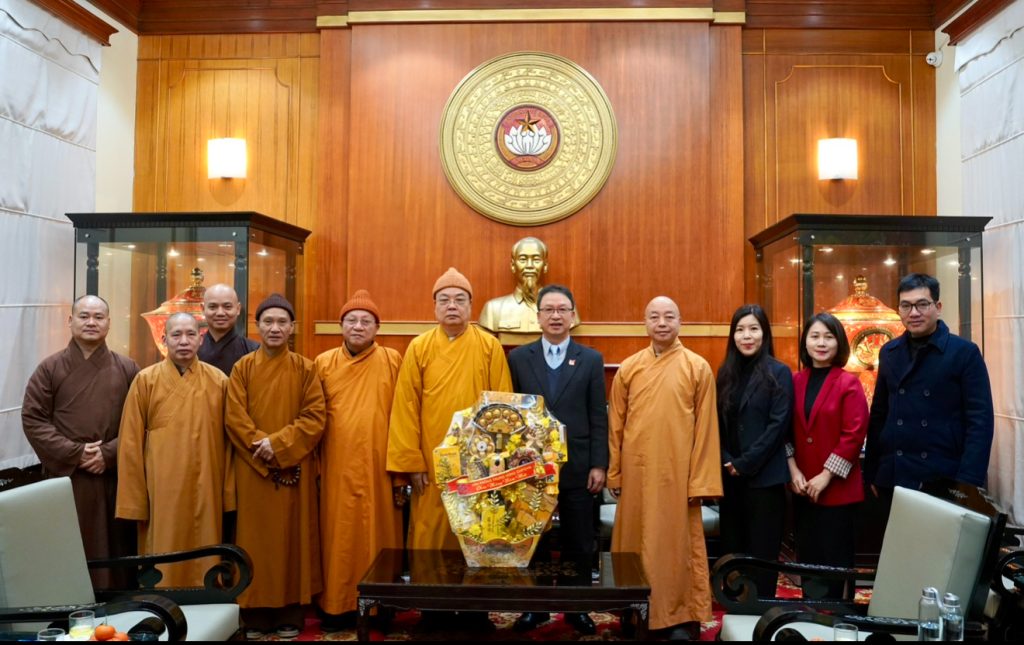 Đoàn GHPGVN thăm và chúc Tết Uỷ ban Trung ương MTTQVN nhân dịp Xuân Bính Ngọ 2026