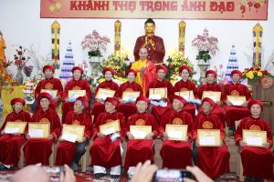Hưng Yên: Xúc động lễ Khánh thọ trong ánh đạo cho các Phật tử cao niên tại chùa Phúc Diên