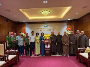 Công an TP.HCM, Đảng ủy – UBND – Ủy ban MTTQVN phường Vườn Lài thăm, chúc Tết Phật giáo TP.HCM