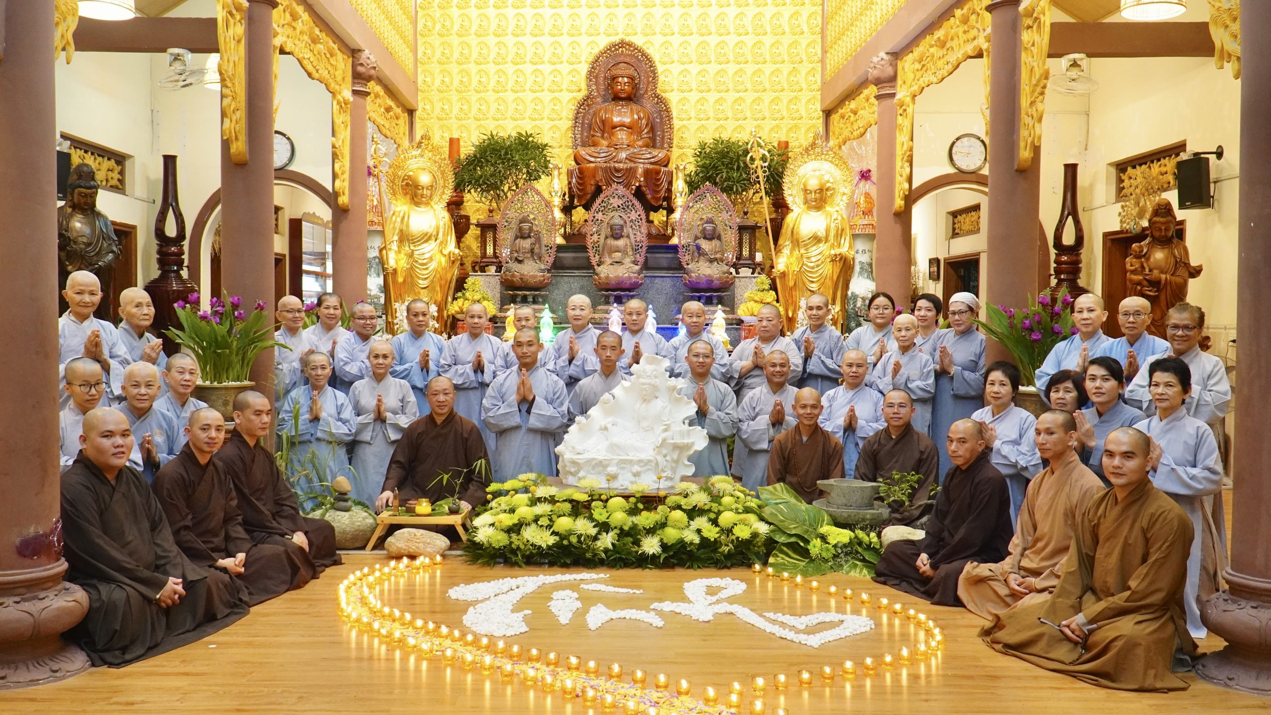 Đêm thiền trà tâm tình của các hành giả xuất gia gieo duyên lần 2