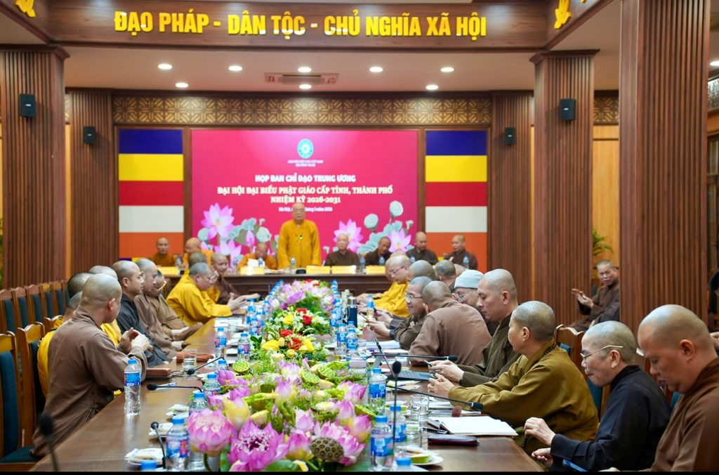 Hà Nội: Họp Ban Chỉ đạo Trung ương Đại hội đại biểu Phật giáo cấp Tỉnh, Thành phố nhiệm kỳ 2026-2031.缩略图 Hà Nội: Họp Ban Chỉ đạo Trung ương Đại hội đại biểu Phật giáo cấp Tỉnh, Thành phố nhiệm kỳ 2026-2031.