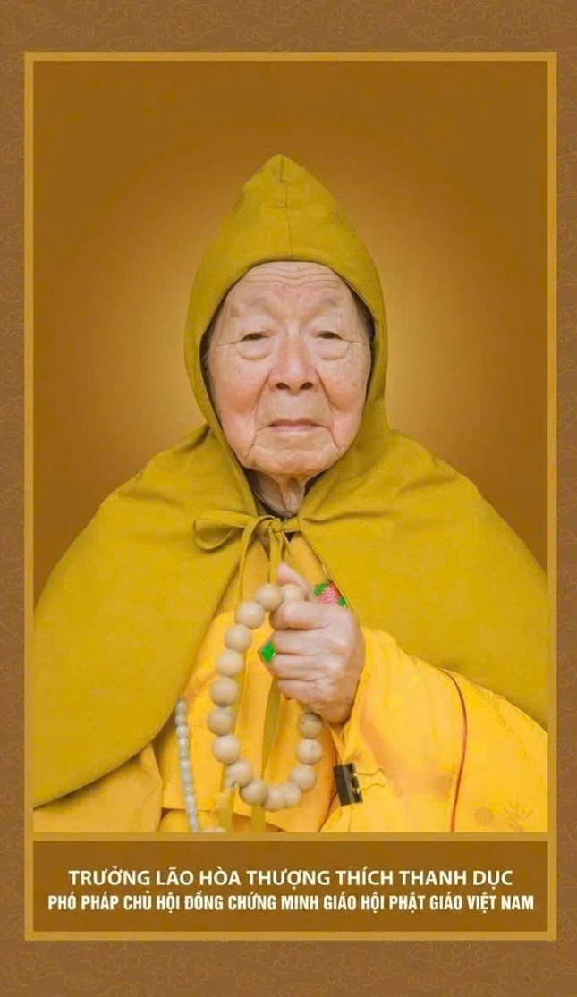 Trưởng lão Hòa thượng Thích Thanh Dục – Phó Pháp chủ Hội đồng Chứng minh vừa viên tịch, thượng thọ 100 tuổi