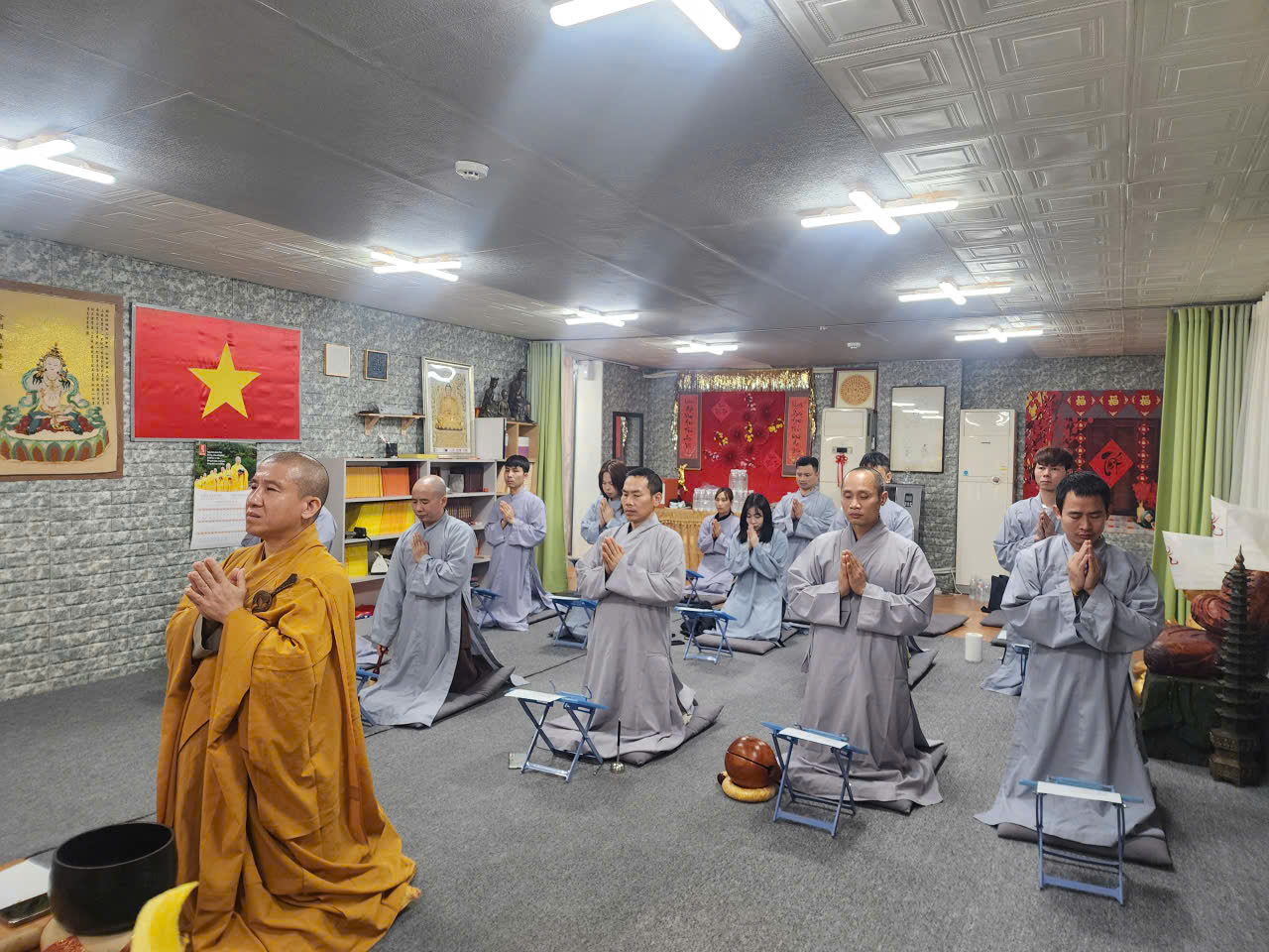 HÀN QUỐC: CỘNG ĐỒNG PHẬT TỬ VIỆN CHUYÊN TU TỔ CHỨC “KHÓA TU MỘT NGÀY AN LẠC”