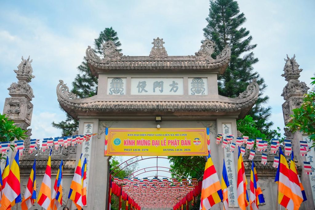 Ban đại diện Phật giáo liên xã Mê Linh thành kính tổ chức Đại lễ Phật đản PL.2570缩略图 Ban đại diện Phật giáo liên xã Mê Linh thành kính tổ chức Đại lễ Phật đản PL.2570
