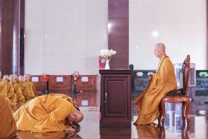 Đức Pháp chủ chứng minh Lễ Kiết giới An cư PL.2570 tại Học viện PGVN TP.HCM