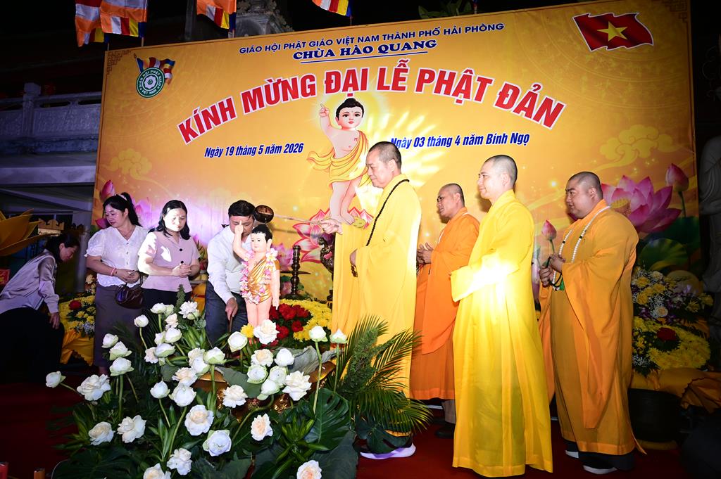 Hải Phòng: Khóa tu 1 ngày an lạc và Đại lễ kính mừng Phật đản PL. 2570 tại chùa Hào Quang