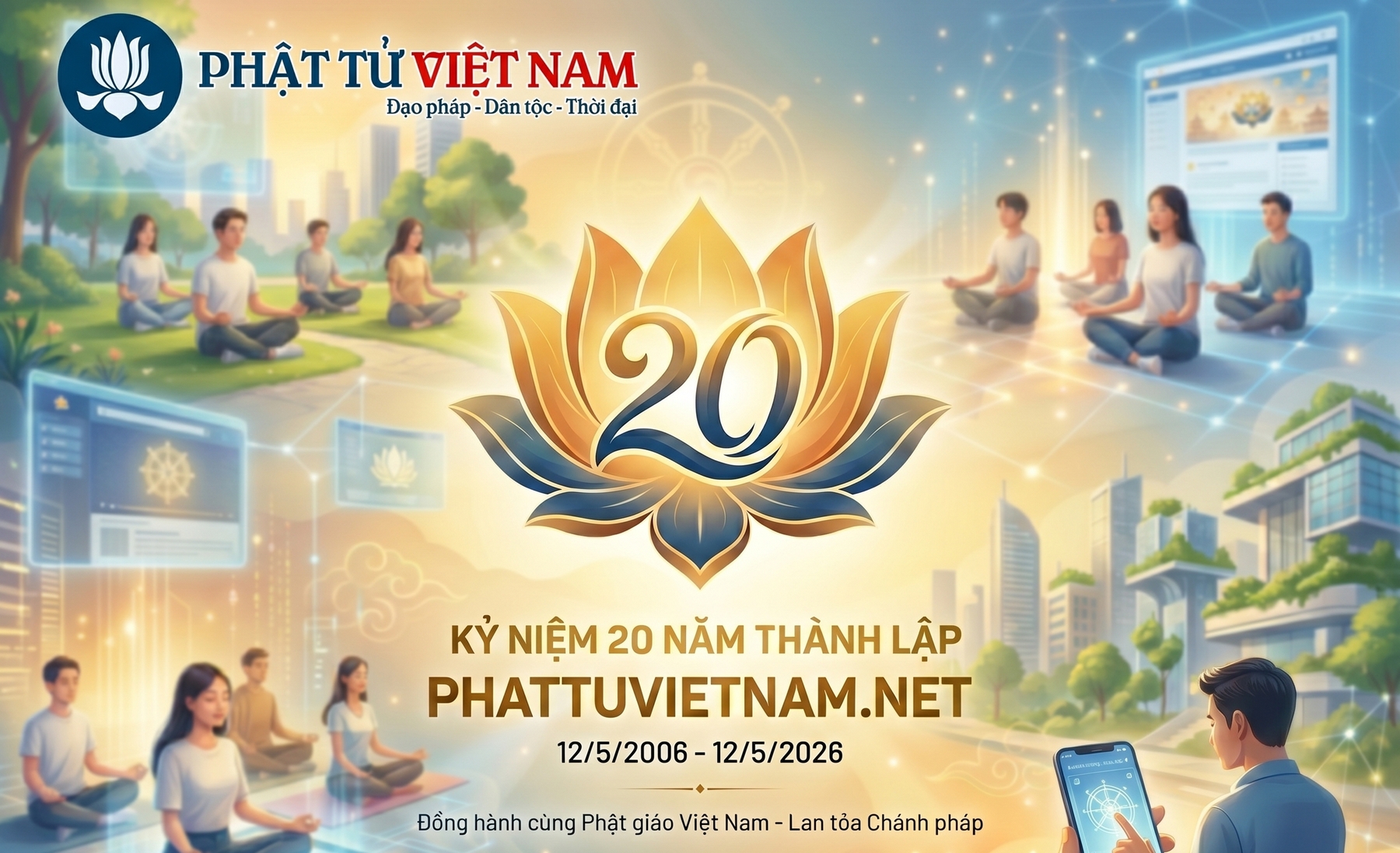 Thư ngỏ kỷ niệm 20 năm thành lập Trang tin điện tử Phật tử Việt Nam