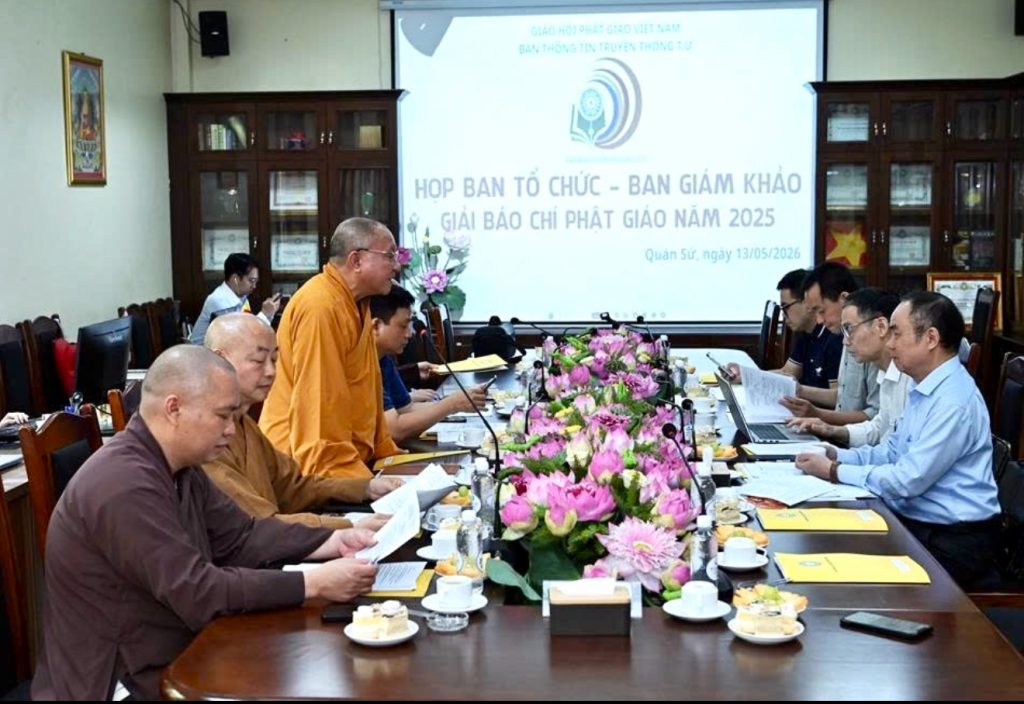Hà Nội: Họp Ban tổ chức, ban giám khảo giải báo chí Phật giáo năm 2025