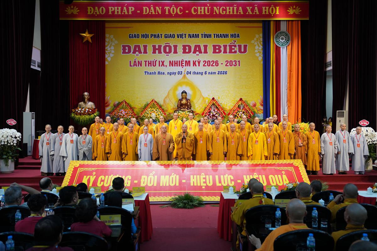 Thượng tọa Thích Tâm Chính được suy cử tân Trưởng ban Trị sự GHPGVN tỉnh Thanh Hóa nhiệm kỳ 2026 – 2031