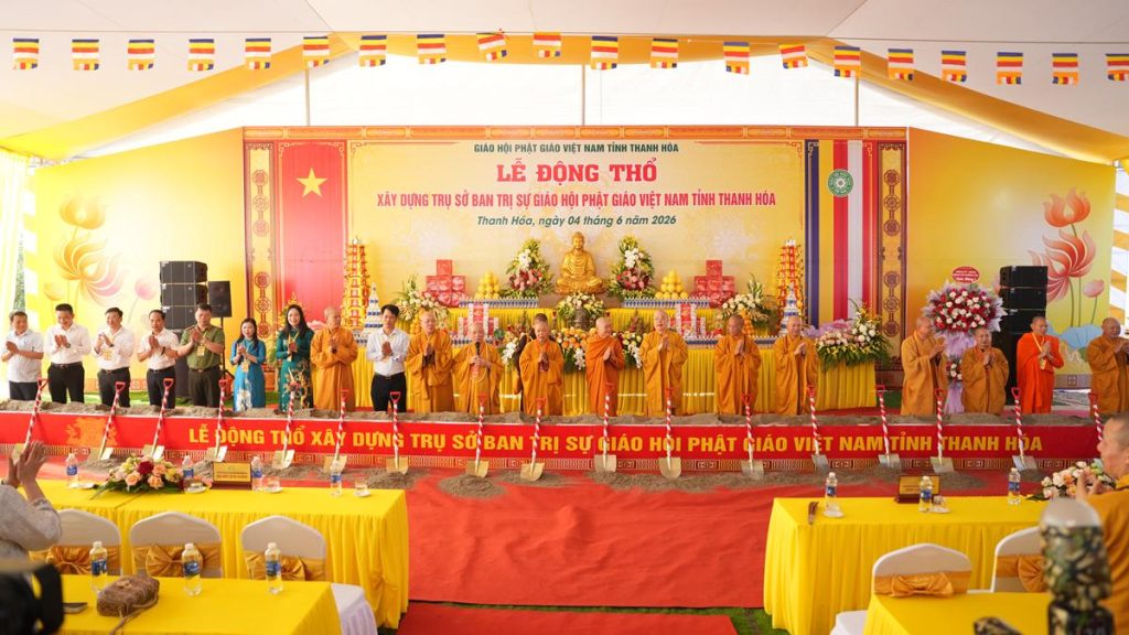 Lễ động thổ xây dựng Trụ sở Ban Trị sự GHPGVN tỉnh Thanh Hóa