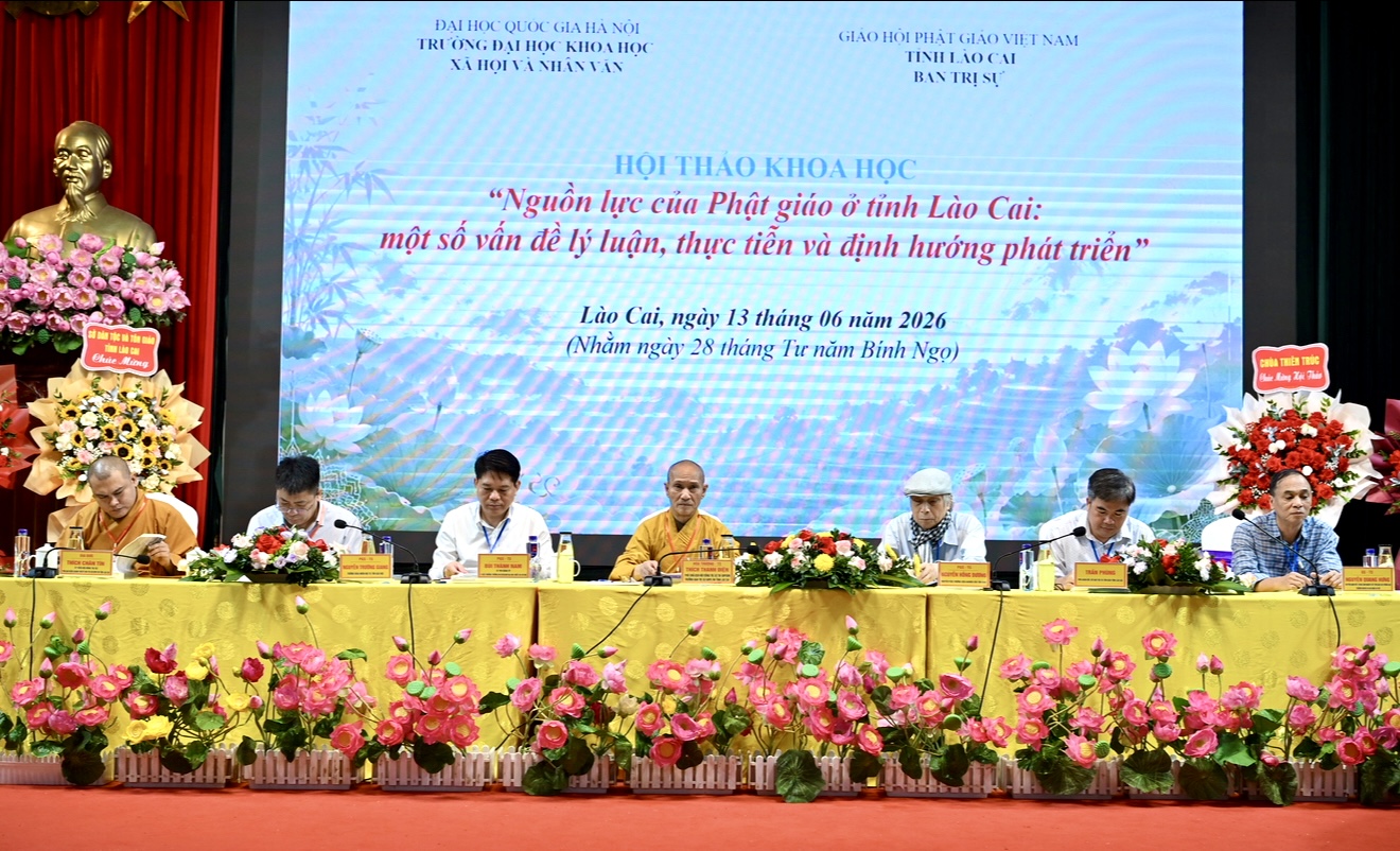 Lào Cai: Hội thảo khoa học “Nguồn lực của Phật giáo ở tỉnh Lào Cai: một số vấn đề lý luận, thực tiễn và định hướng phát triển”