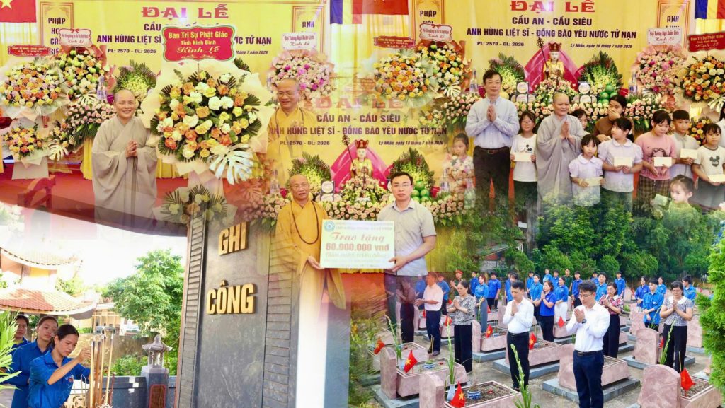 Ninh Bình: Phật giáo Lý Nhân, Lễ cầu siêu và thắp nến tri ân Anh hùng Liệt sĩ缩略图 Ninh Bình: Phật giáo Lý Nhân, Lễ cầu siêu và thắp nến tri ân Anh hùng Liệt sĩ