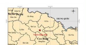 Động đất mạnh 3,6 độ tại Cao Bằng