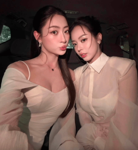 Hoa hậu Thanh Thủy đọ sắc cùng Lương Thùy Linh trong sự kiện tại Hà Nội