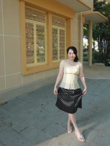 Không chỉ giảm cân, Trúc Anh còn thay đổi cả cách mặc