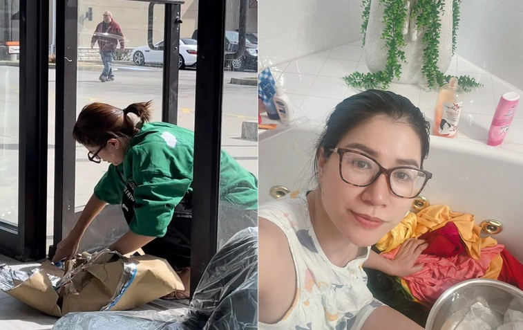 Từng gây chú ý khi chia sẻ chuyện làm nghề dọn vệ sinh ở Mỹ, Trang Trần hé lộ cuộc sống trong căn nhà rộng rãi bên chồng con