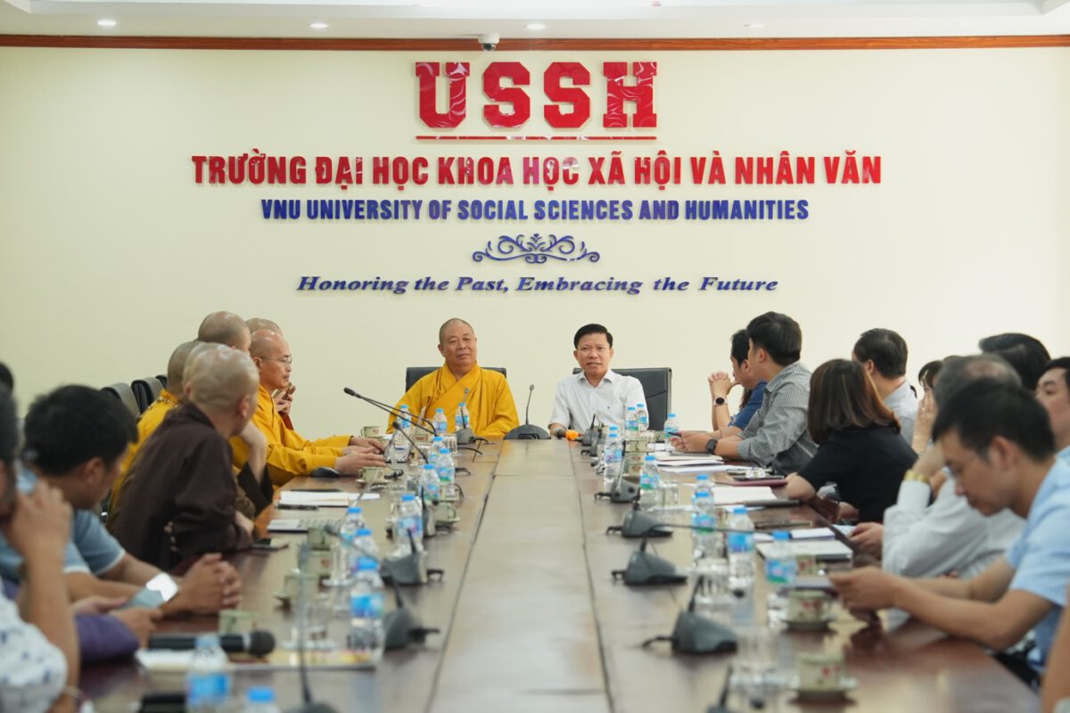 Ban Văn hóa Trung ương GHPGVN làm việc với Trường Đại học Khoa học Xã hội và Nhân văn, chuẩn bị chương trình “Thắp sáng tri ân mùa Vu lan”