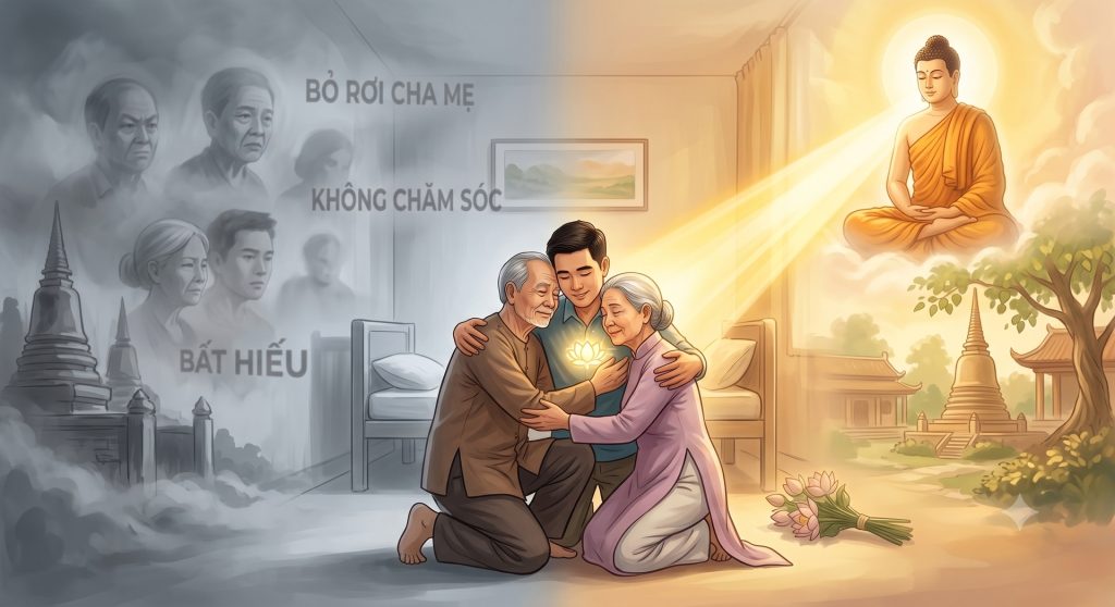 Đưa cha mẹ vào viện dưỡng lão có bất hiếu không?