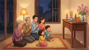 Nghi lễ Vu lan (Rằm tháng 7) tại nhà – Bản dành cho Phật tử sơ cơ và người có cảm tình với đạo Phật
