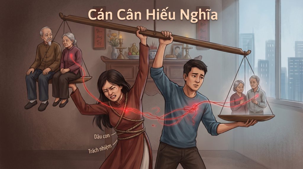 Hiếu với cha mẹ chồng, cha mẹ vợ — nghĩa vụ, ranh giới, và những xung đột mà gia đình Việt Nam gần như không bao giờ gọi tên