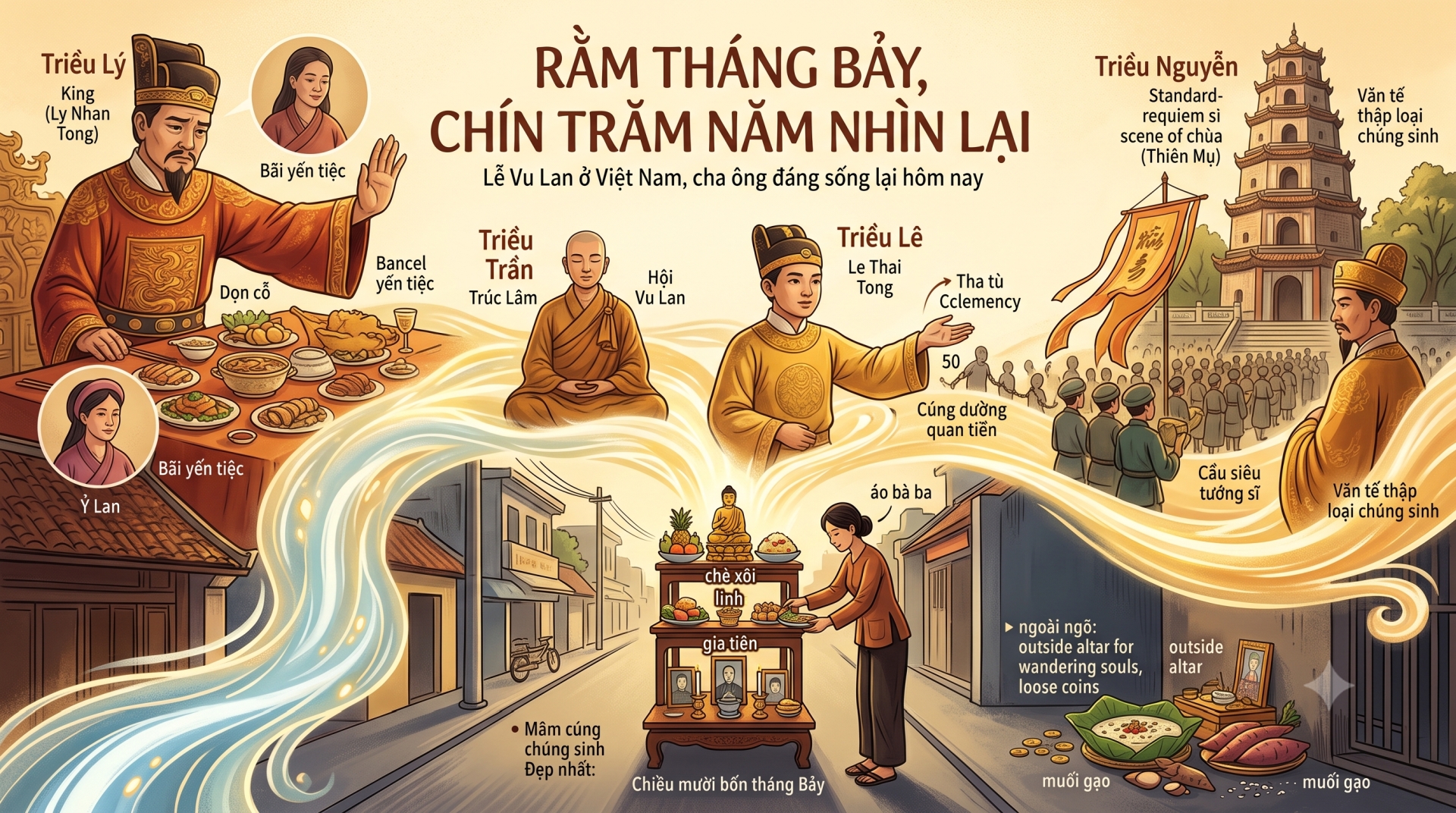 Rằm tháng Bảy ở Việt Nam, chín trăm năm nhìn lại