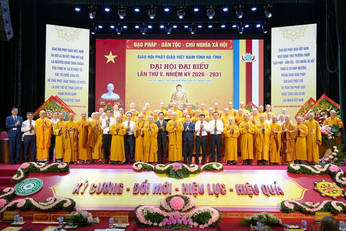 TT. Thích Chiếu Tuệ được suy cử Trưởng BTS GHPGVN tỉnh Hà Tĩnh nhiệm kỳ 2026 – 2031