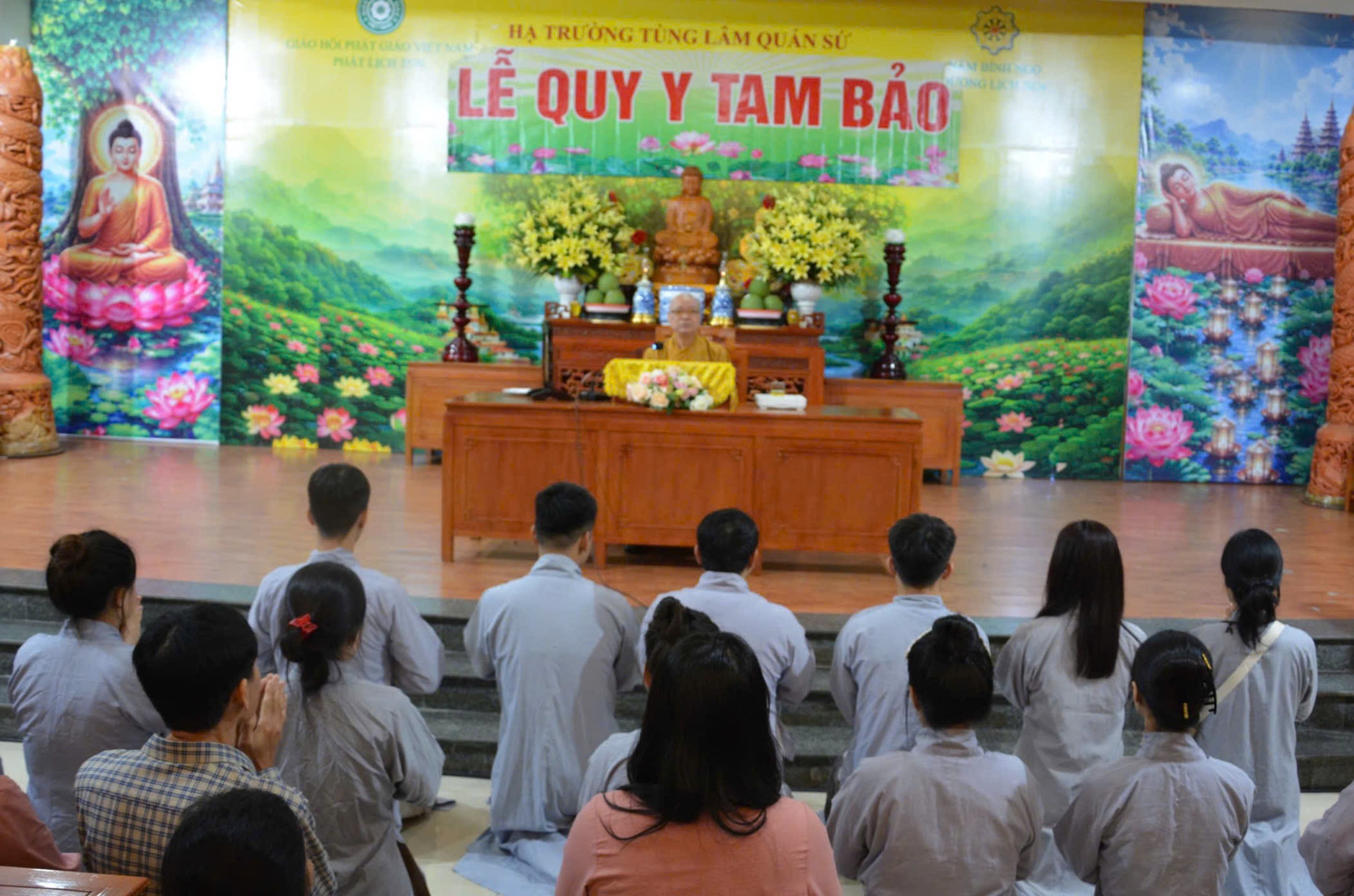 Thiêng liêng lễ Quy y Tam bảo tại chùa Quán Sứ nhân mùa Vu lan PL.2570-DL.2026: