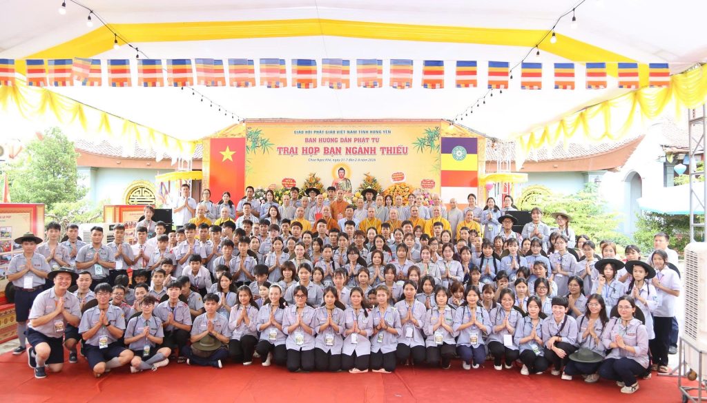 Hưng Yên: Khai mạc Trại Kiền Trắc – Họp bạn ngành Thiếu Gia đình Phật tử tỉnh năm 2026