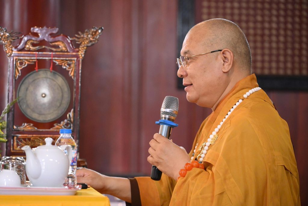 Hải Phòng: HT. Thích Thanh Vân sách tấn các Hành giả an cư tại Tổ đình Đống Cao nhân mùa Vu Lan – Báo Hiếu