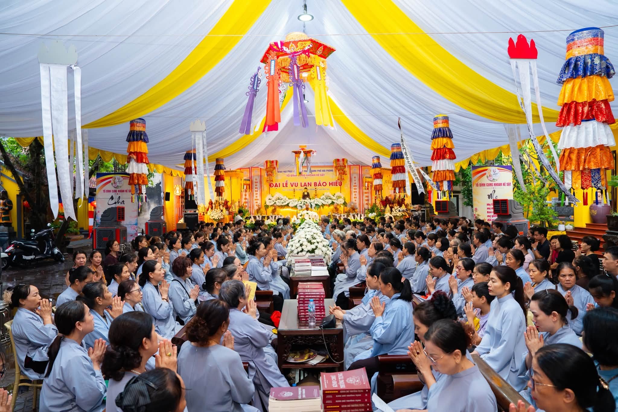 Hải Phòng: Tổ đình Cung Khoan Kẻ Sặt tổ chức Pháp hội Vu Lan – Báo Hiếu PL.2570