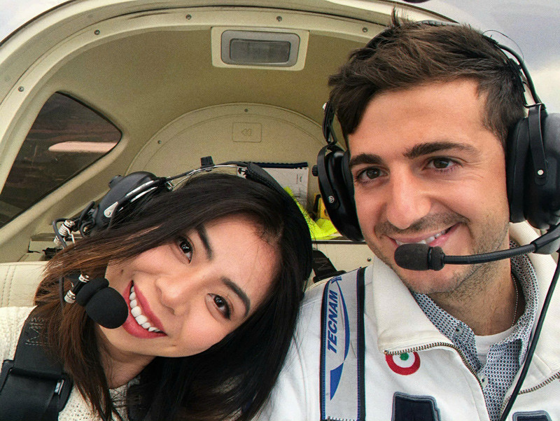 &amp;apos;Chuyến bay đẹp nhất cuộc đời&amp;apos; của nữ tiếp viên người Việt và phi công Italy
