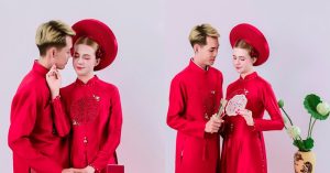 Cô dâu Nga xinh như búp bê, bất ngờ vì được tặng vàng trong đám cưới ở Quảng Trị