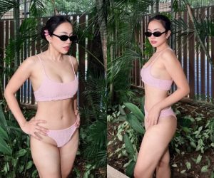 Hot girl xinh như hoa là học trò của siêu mẫu Minh Tú, diện bikini khoe body nóng bỏng