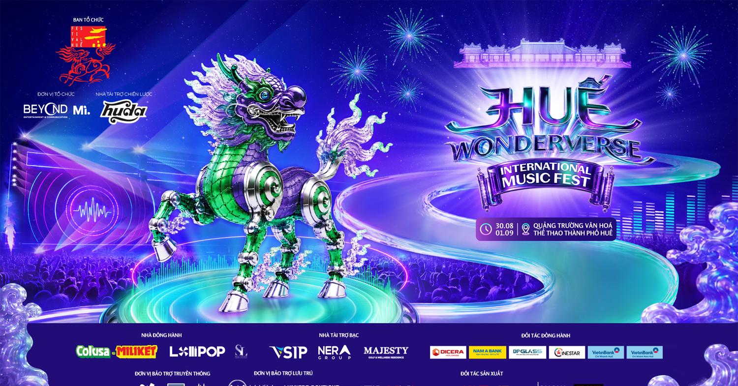 Khán giả thăng hoa cùng giàn nghệ sĩ tại Huế Wonderverse Music FEST 2026
