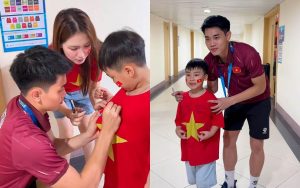 Nửa đêm vẫn chờ gặp Đình Bắc, con trai Hòa Minzy gây chú ý với hành động đáng yêu