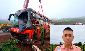 Tạm giữ hình sự tài xế vụ lật xe khách ít nhất 4 người chết