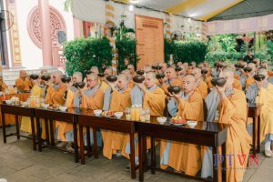 Thời quá đường tại Giới trường chùa Huệ Nghiêm